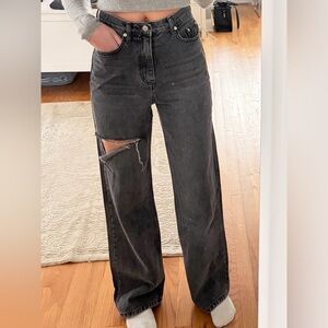 12th Tribe Black Denim Jeans